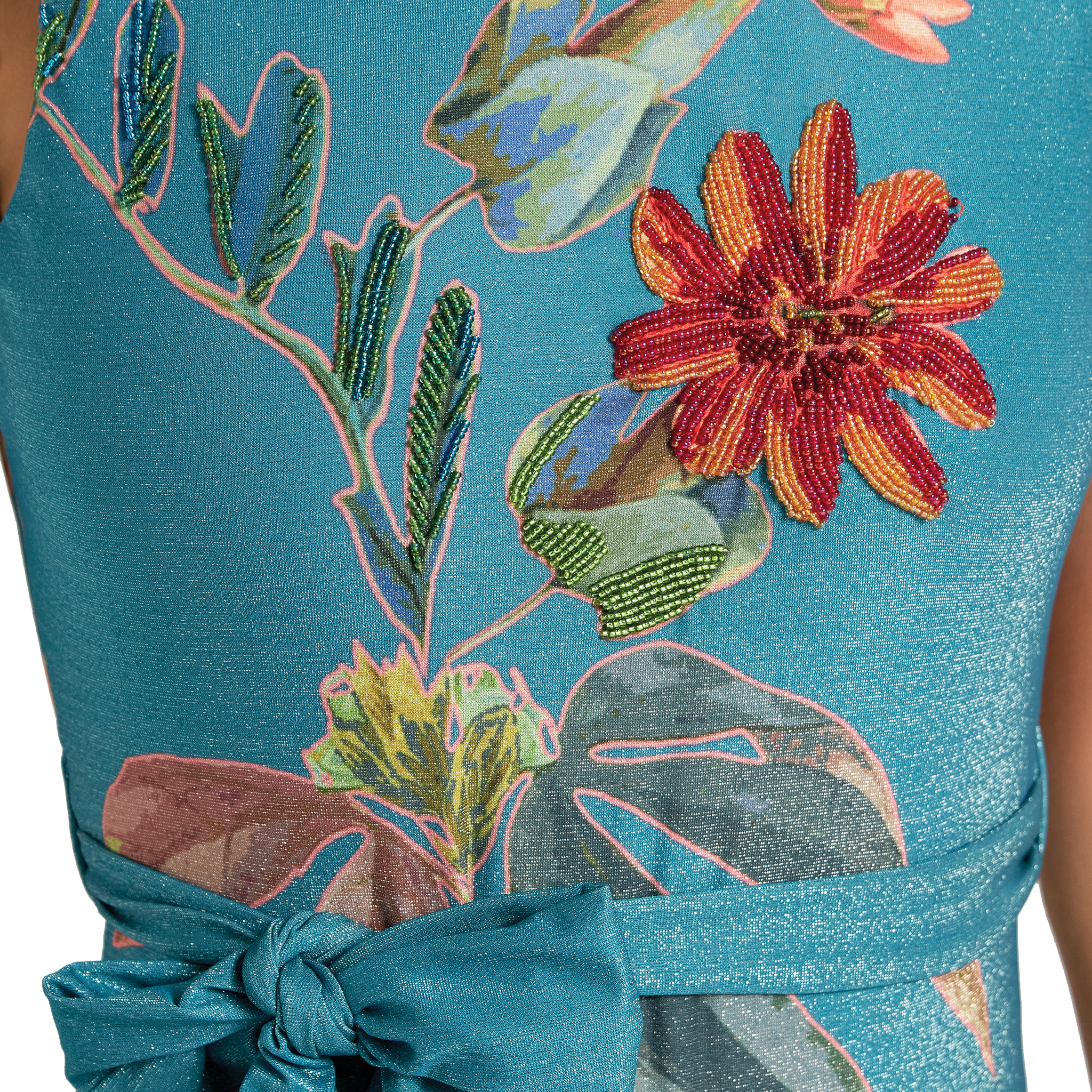 HIGH NECK HALTER 1PC (LATIN)