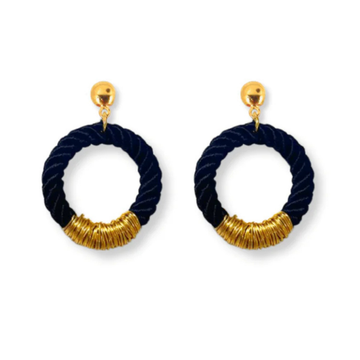 São Francisco Cord Earrings Black