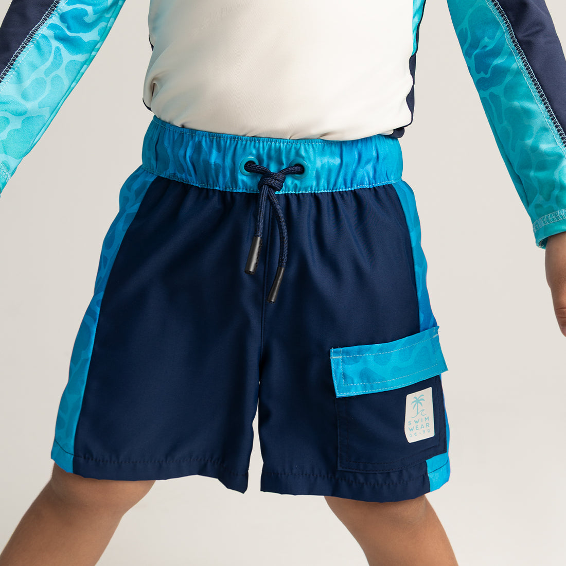 swim shorts-cargo pocket
