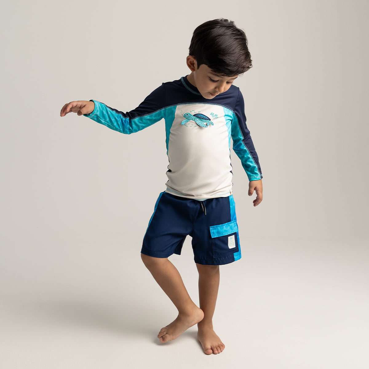 swim shorts-cargo pocket