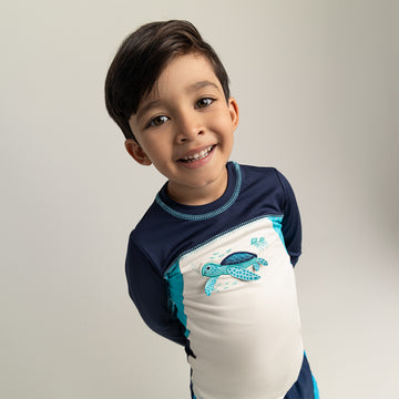 Long-sleeved T-shirt BLUE
