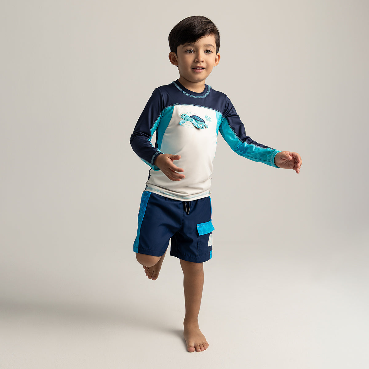 Long-sleeved T-shirt BLUE