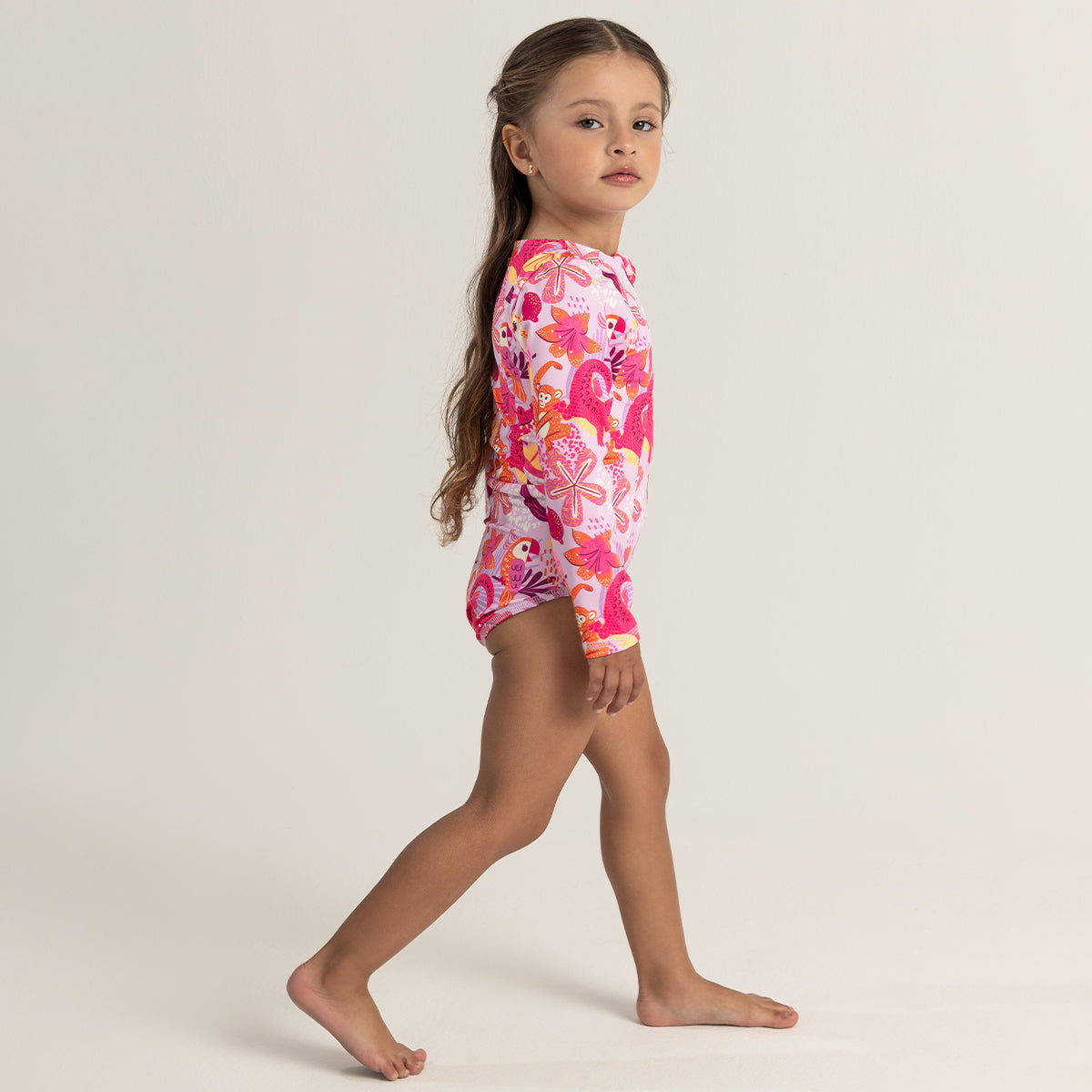 Long-sleeved one-piece swimsuit