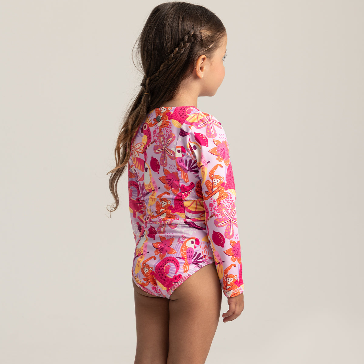 Long-sleeved one-piece swimsuit
