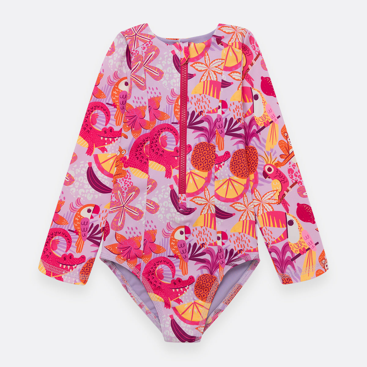 Long-sleeved one-piece swimsuit