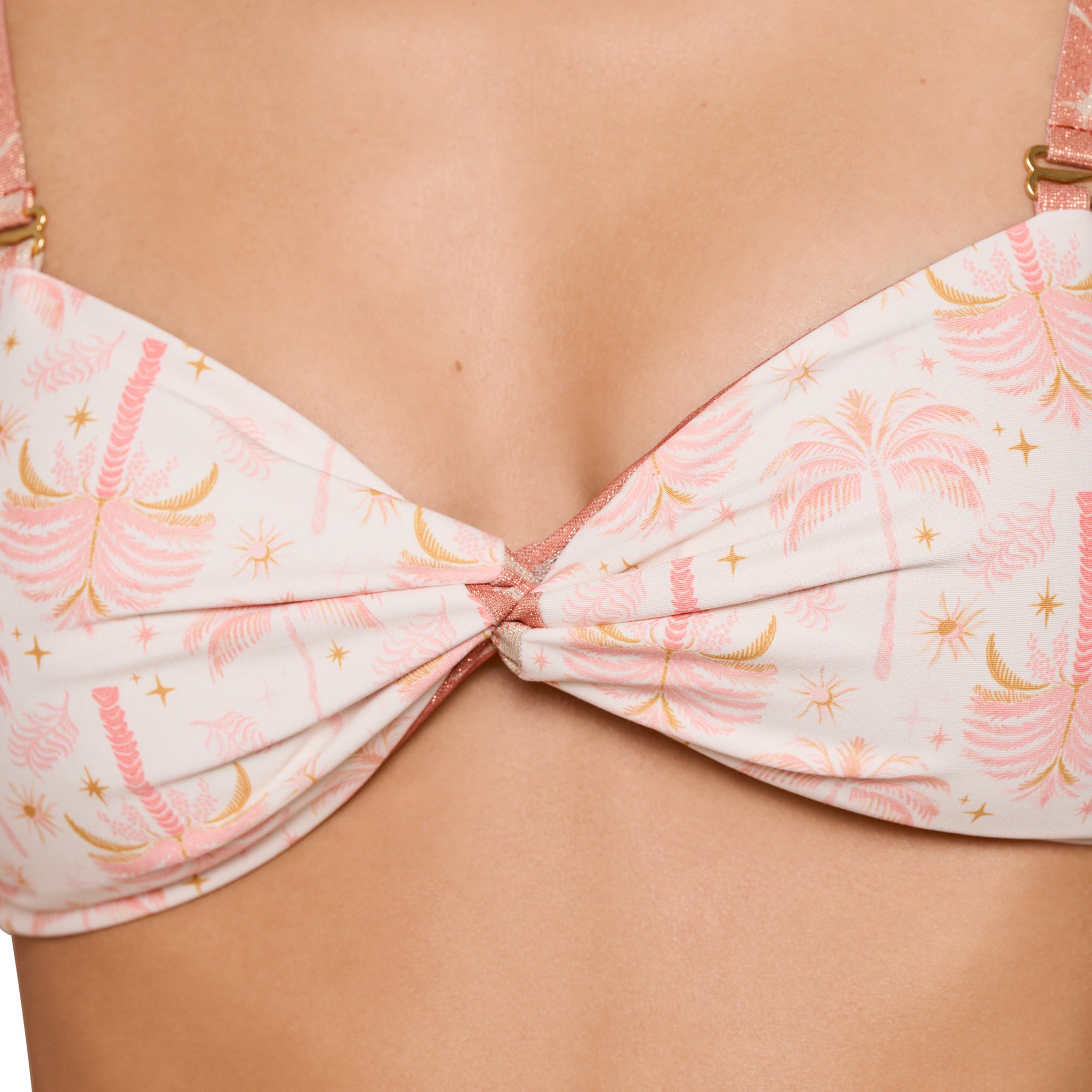 REVERSIBLE TWIST BANDEAU BRA TOP