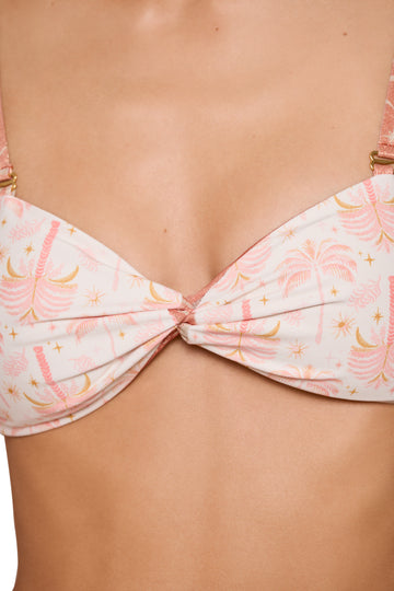 REVERSIBLE TWIST BANDEAU BRA TOP