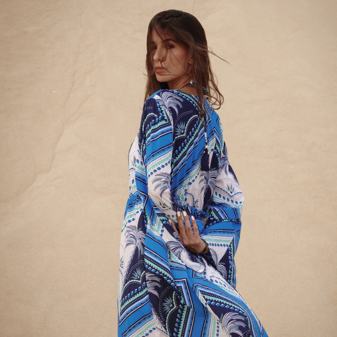 BELL SLEEVE SHORT DRESS