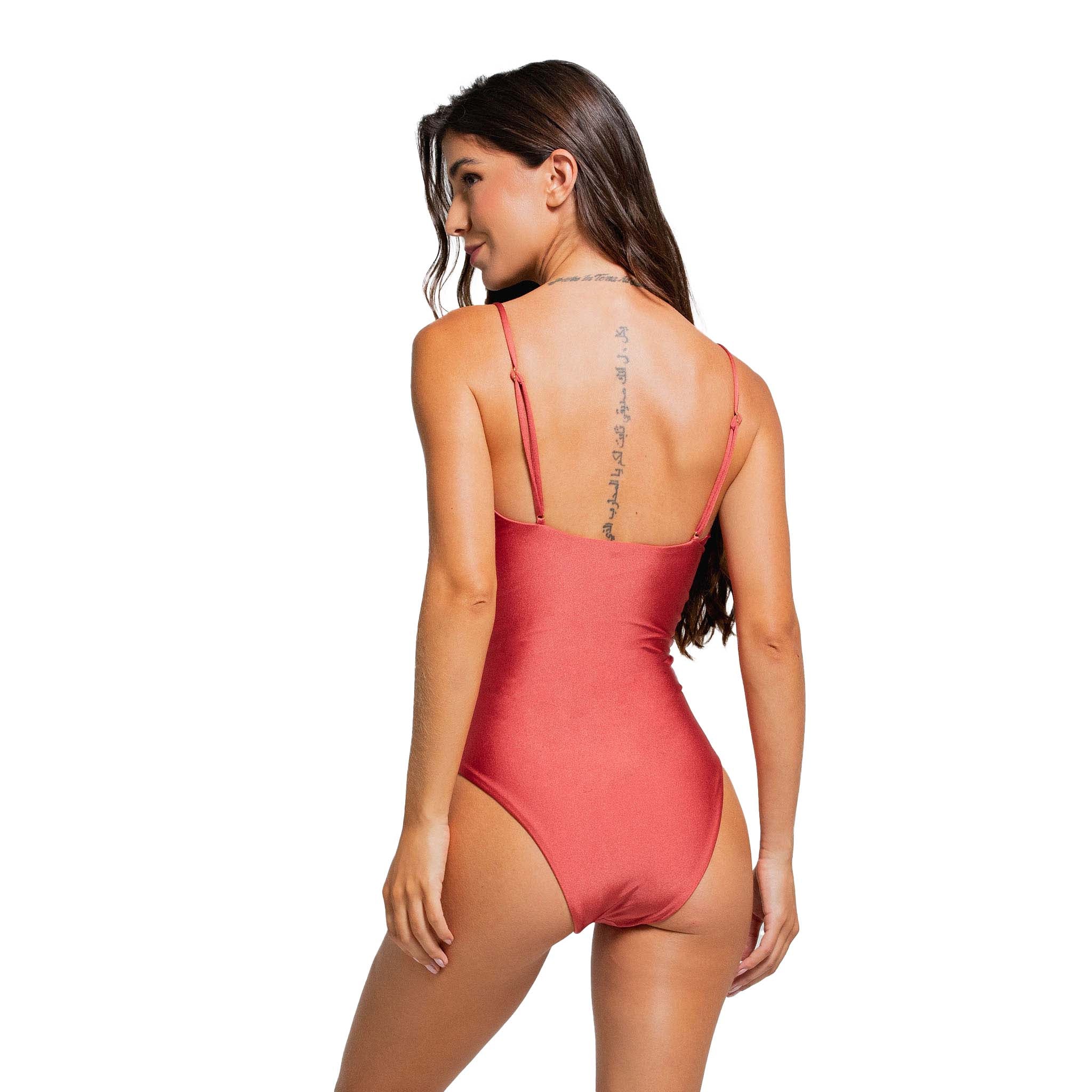 OTS CUT OUT BANDEAU ONE PIECE (MODERATE)