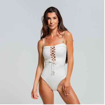 GLAMOROUS WHITE OTS ONE PIECE