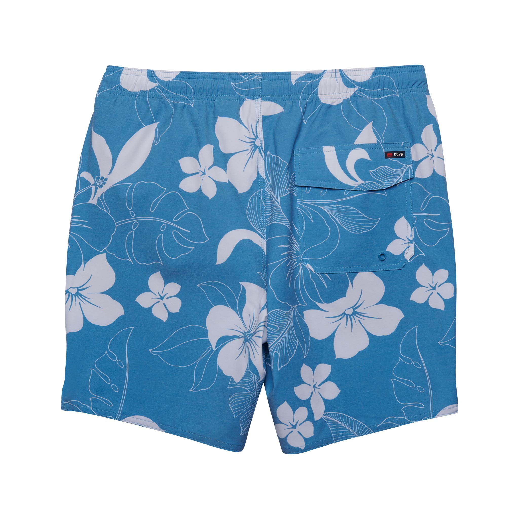 "POOL TIME - ELASTIC SHORT 7” INSEAM 17” OUTSEAM"