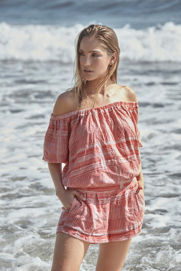 OFF THE SHOULDER ROMPER