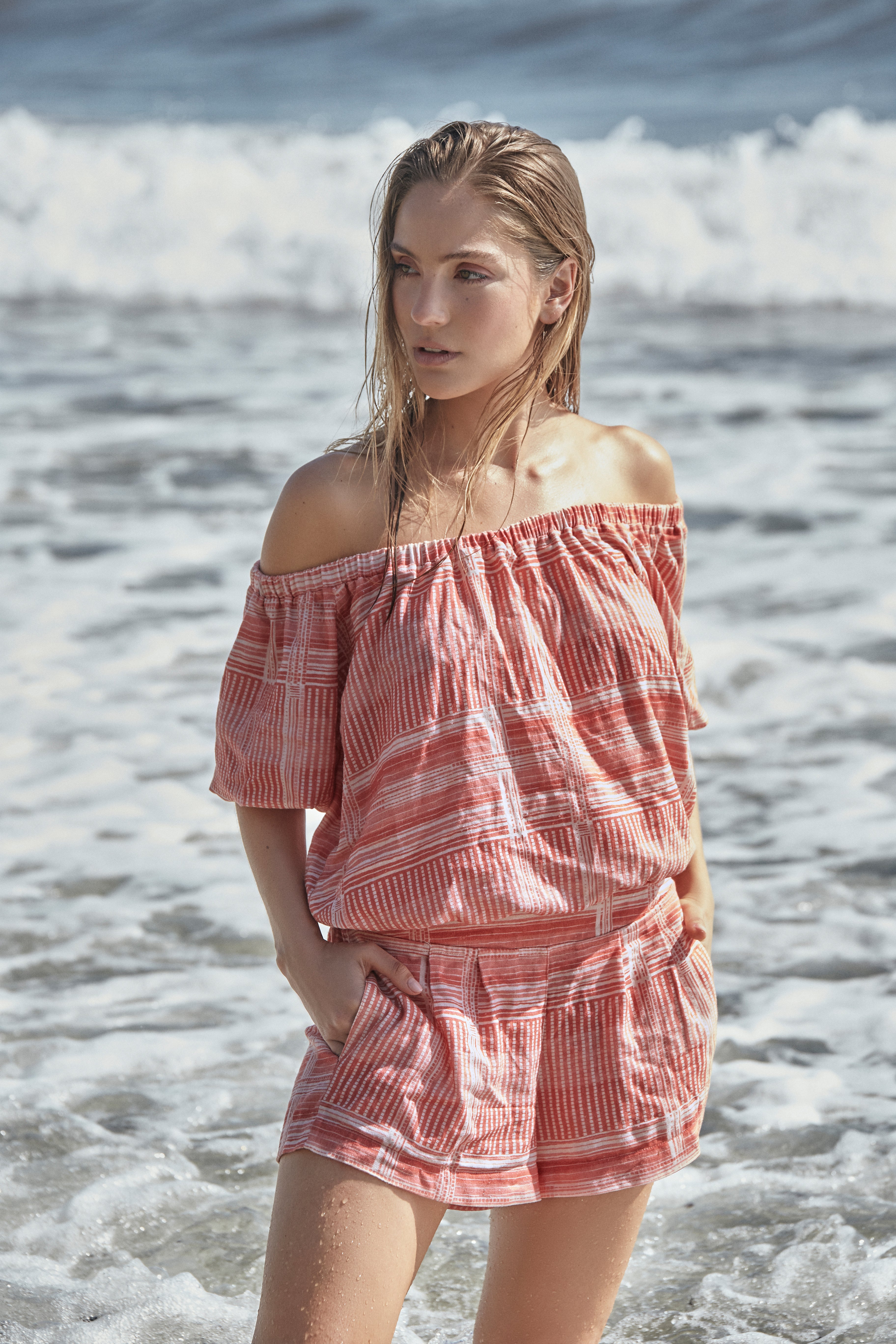 OFF THE SHOULDER ROMPER