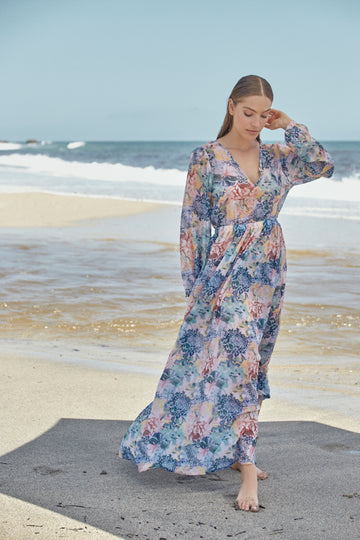 LONG SLEEVE MAXI DRESS
