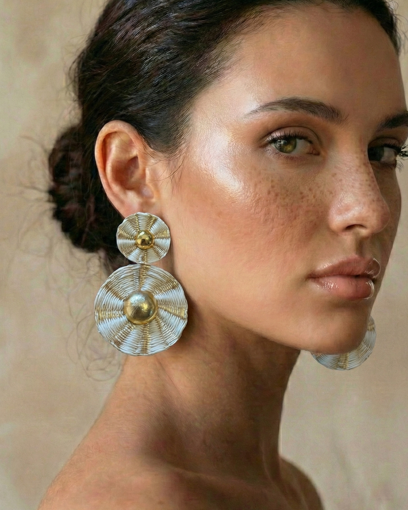 Solar Gold Earrings