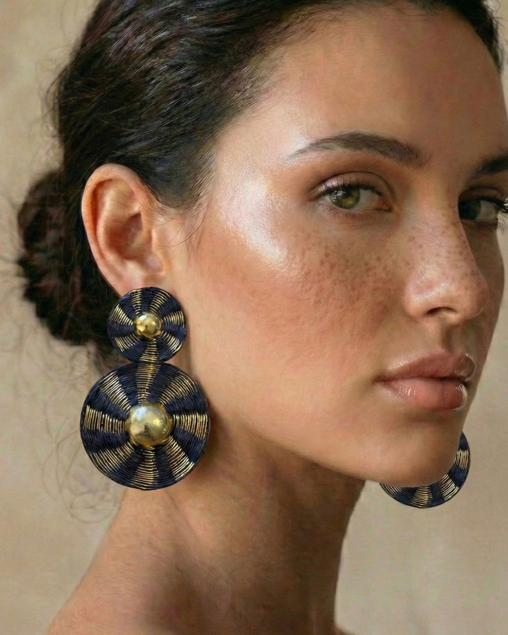 Solar Gold Earrings