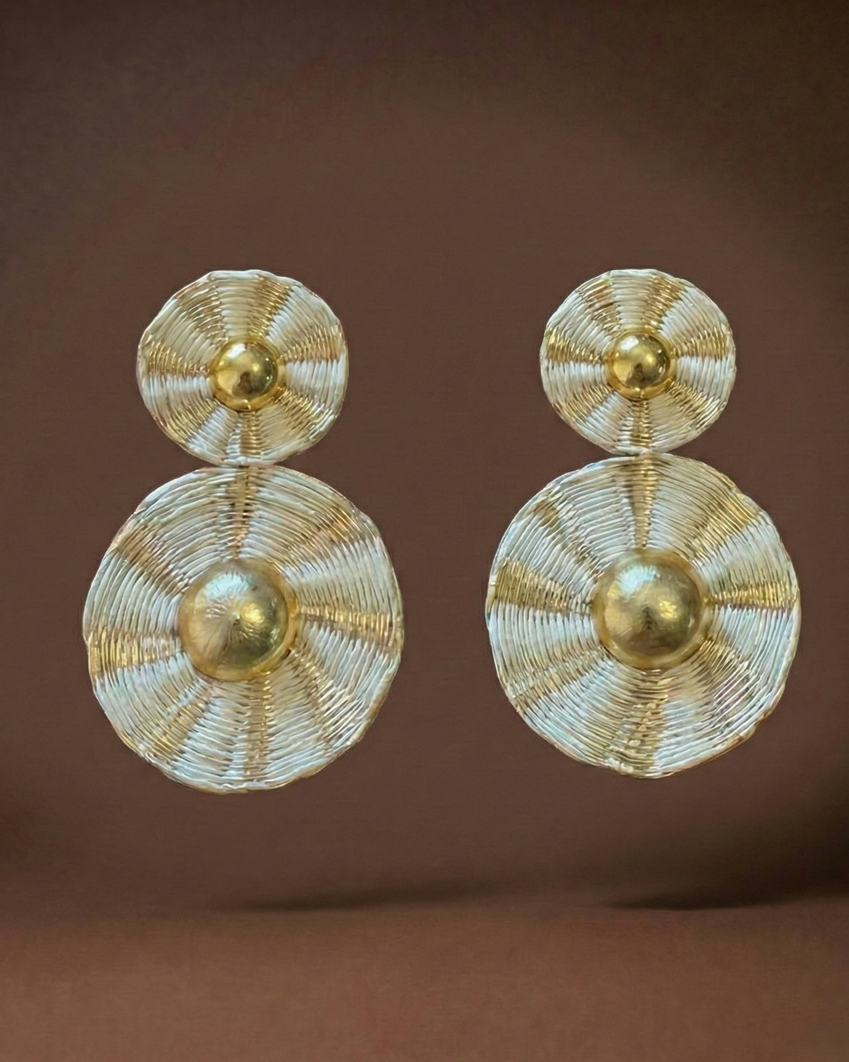 Solar Gold Earrings