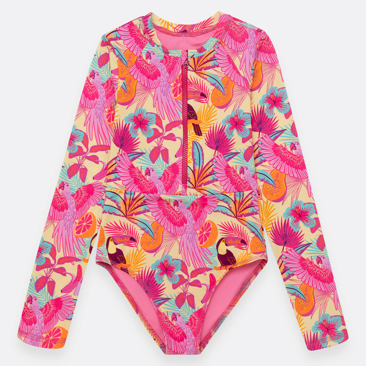Long-sleeved one-piece